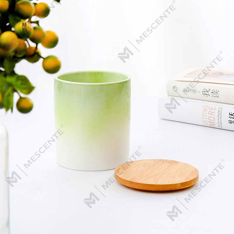 M&Scent Private Label Home Decoration Individuelle Duftkerzen in Keramikkerzengläsern