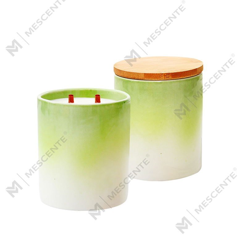 M&Scent Private Label Home Decoration Individuelle Duftkerzen in Keramikkerzengläsern