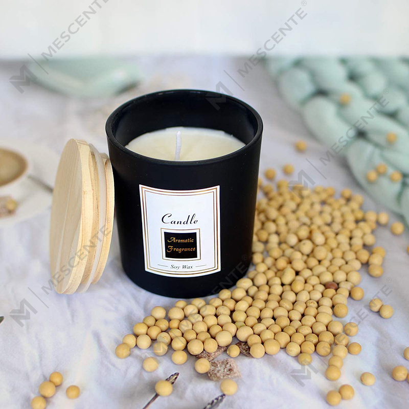 M&Scent handgefertigte bedruckte Sojakerzen, mückenabweisende Sandelholzkerze