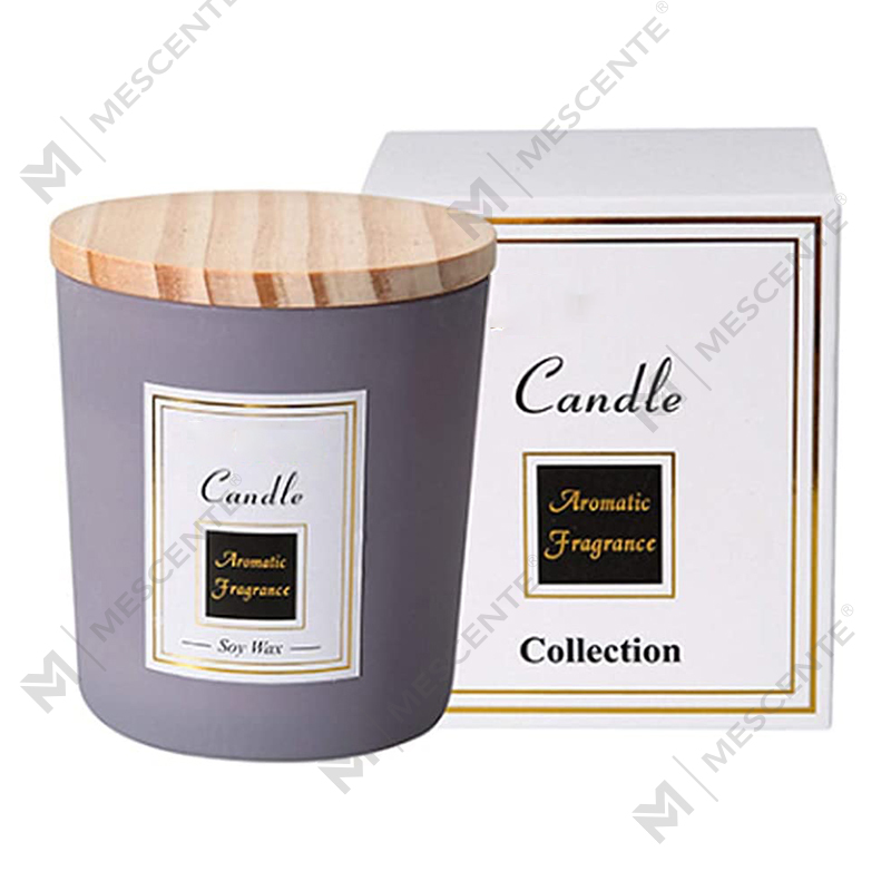 M&Scent handgefertigte bedruckte Sojakerzen, mückenabweisende Sandelholzkerze