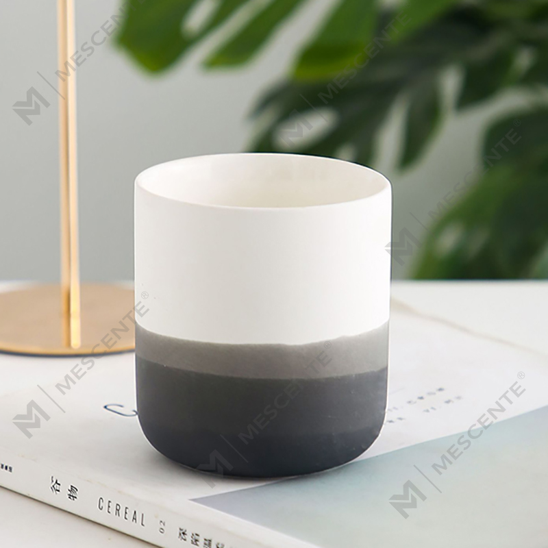 M&Scent Decorrative Keramik-Teelichthalter, Laternen und Kerzengläser in blau-weißer Vase