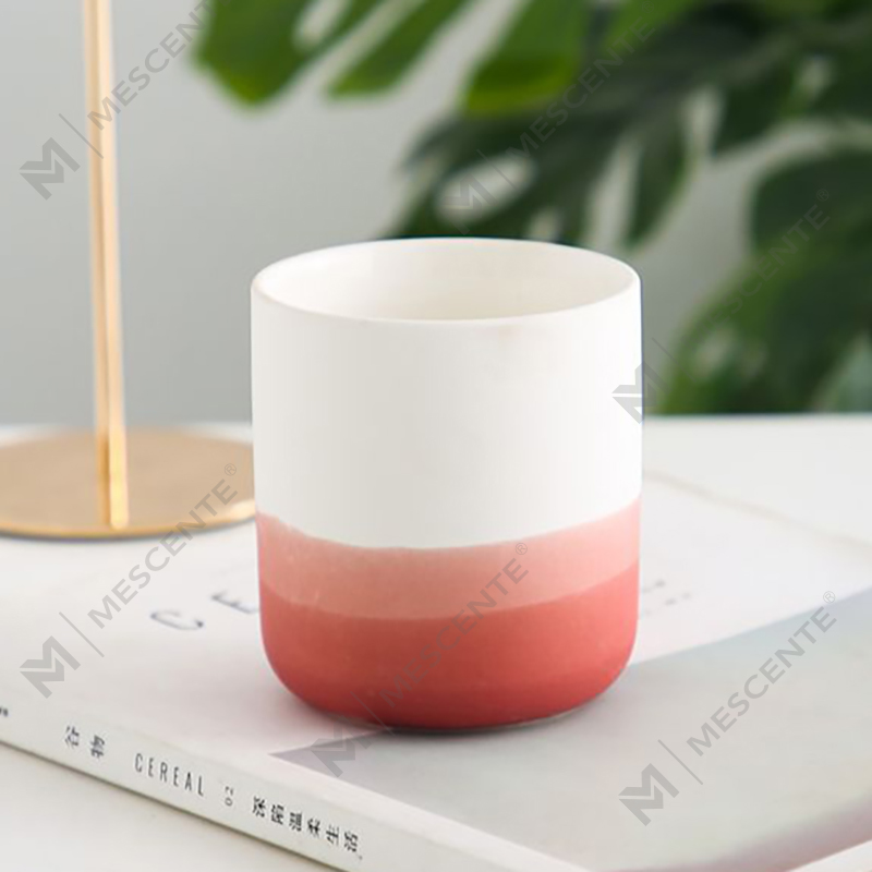 M&Scent Decorrative Keramik-Teelichthalter, Laternen und Kerzengläser in blau-weißer Vase