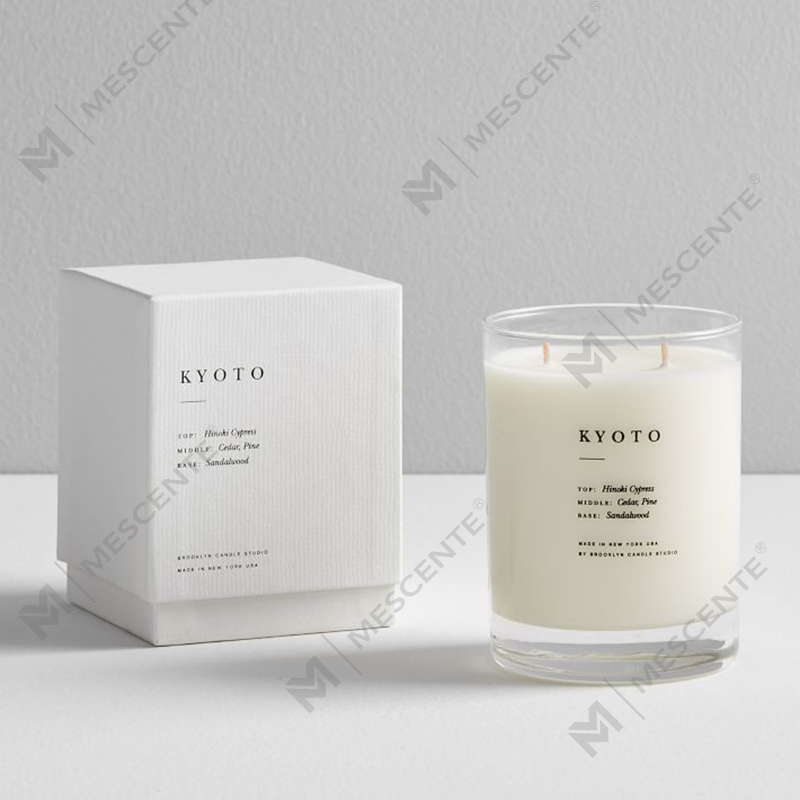 M&SENTE Neues Produkt, Heimdekoration, individuelle Duftkerzen mit 2 Dochten im Glas