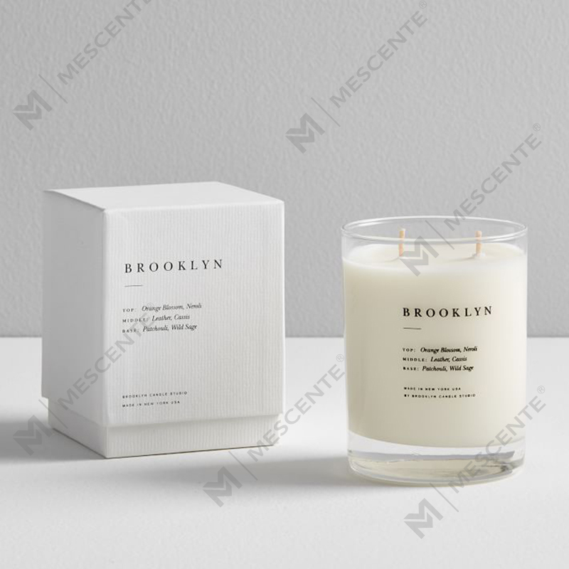 M&SENTE Neues Produkt, Heimdekoration, individuelle Duftkerzen mit 2 Dochten im Glas