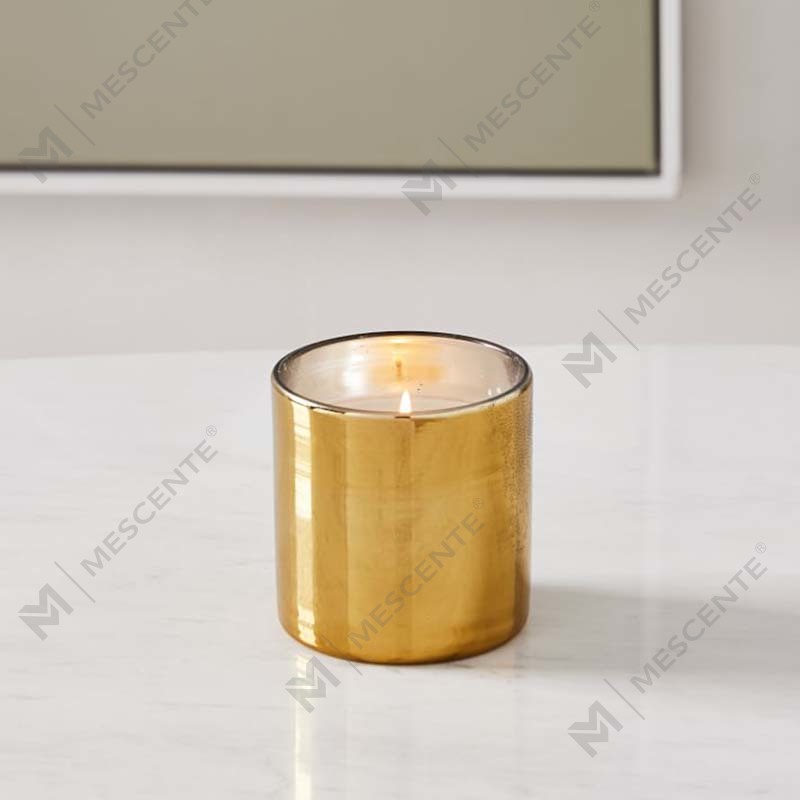 Amazon Luxus-Geschenkset mit individuellem Golddruck, Logo, schwarzem Glas, duftenden Sojawachskerzen, Dekoration, Geschenkset