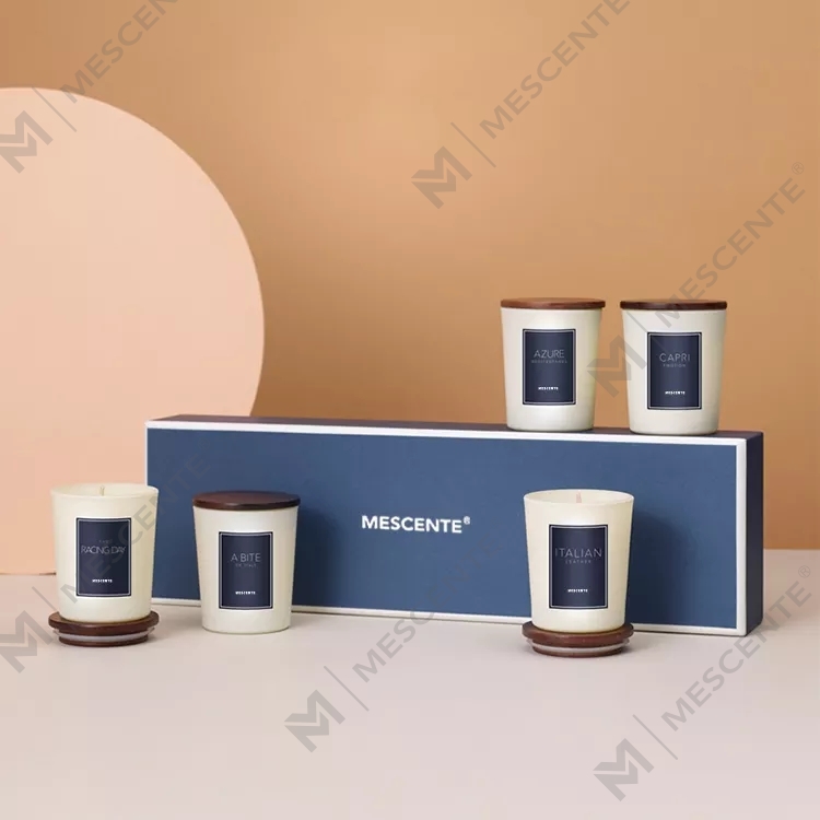 M&scent Großhandel Private-Label-Duftöl-Duftkerzen Luxus mit Deckel, Aromatherapie-Kerze