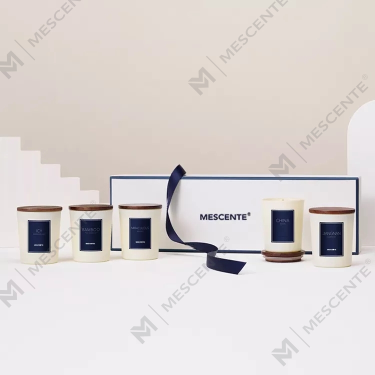 M&scent Großhandel Private-Label-Duftöl-Duftkerzen Luxus mit Deckel, Aromatherapie-Kerze