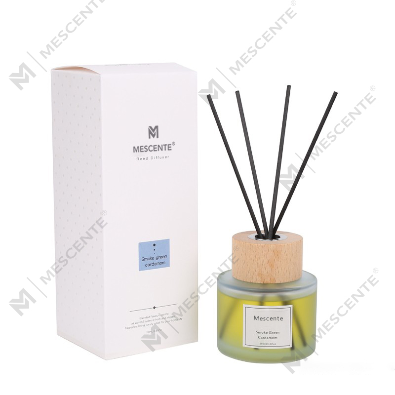 M&Scent Großhandel luxuriöser Private-Label-Glasflaschen-Red-Diffusor mit Stopfen