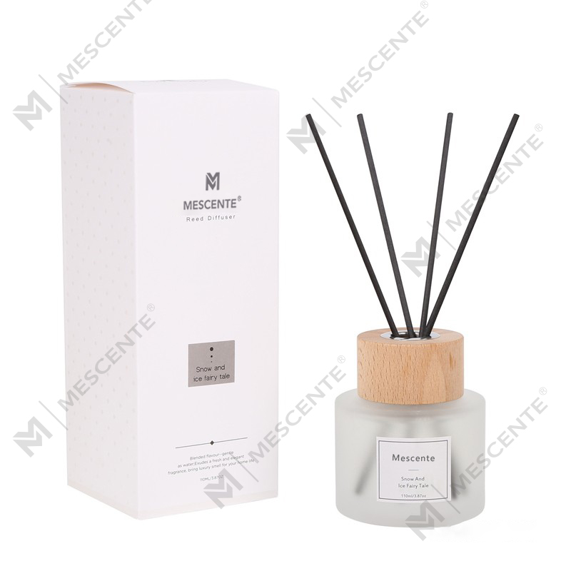 M&Scent Großhandel luxuriöser Private-Label-Glasflaschen-Red-Diffusor mit Stopfen