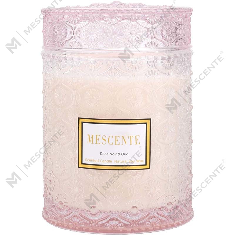 M&S Cent Hausgemachte Eukalyptus-Spearmint-Sojawachs-Trockenblumen-Duft-Spa-Kerze