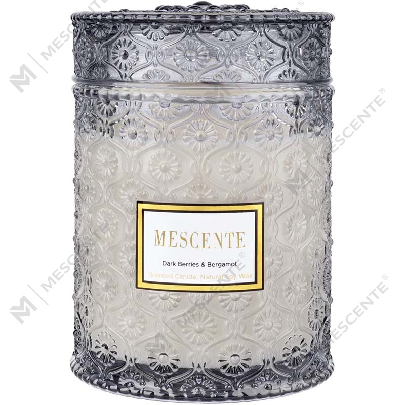 M&S Cent Hausgemachte Eukalyptus-Spearmint-Sojawachs-Trockenblumen-Duft-Spa-Kerze