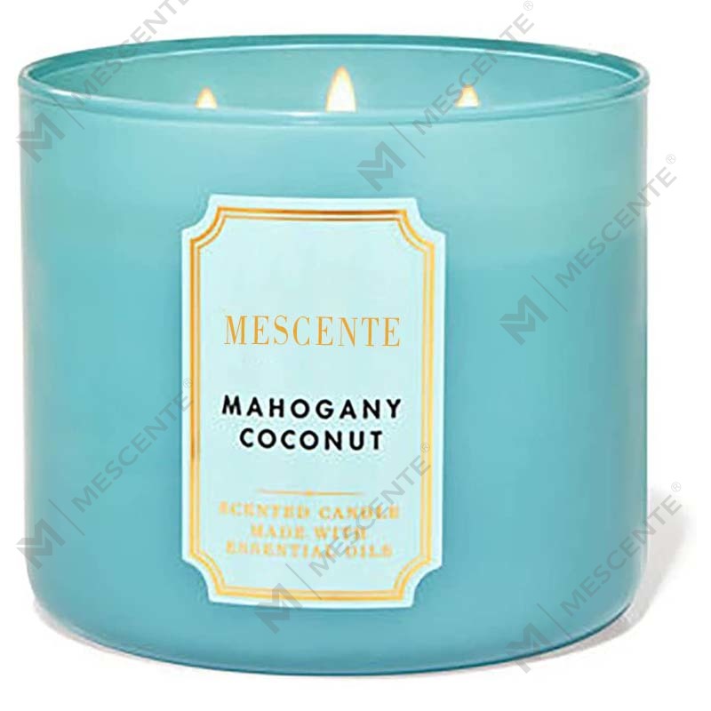 M&Scent handgemachte 3-Docht-Sojawachskerze mit natürlichem Jasminduft als Geschenk, Private-Label-Aromatherapie-Kristallkerzen