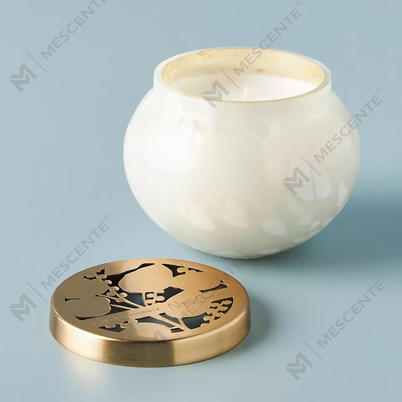 M&scent Private Label Custom Home Dekoration Luxus-Kerzengläser aus Glas, Sojawachs-Duftkerzen mit Deckel