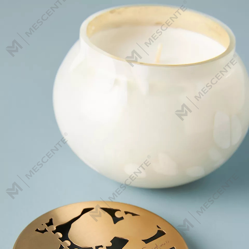 M&scent Private Label Custom Home Dekoration Luxus-Kerzengläser aus Glas, Sojawachs-Duftkerzen mit Deckel