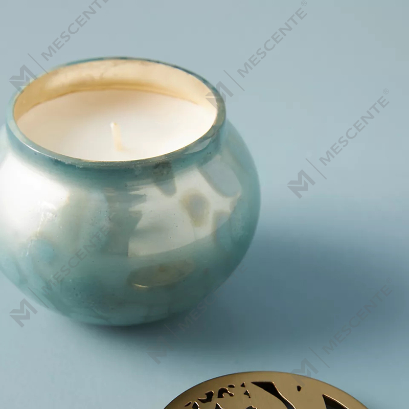 M&scent Private Label Custom Home Dekoration Luxus-Kerzengläser aus Glas, Sojawachs-Duftkerzen mit Deckel