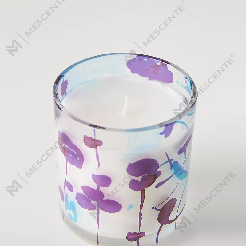 M&Scent Luxus-Sojawachskerzen mit individueller Dekoration, Private Label, 3 Dochte, „A Sunday Painter“, Glaskristall-Duftkerzen