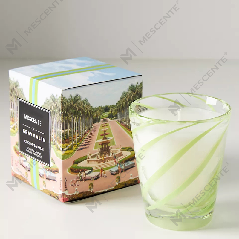M&Scent Luxus-Duftkerzen aus weißem Sojawachs mit personalisiertem Logo für Hochzeiten