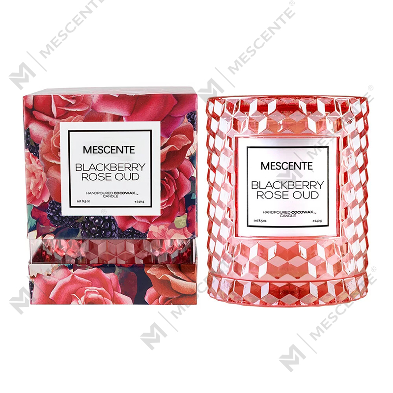 M&Scent Custom Weihnachtsdekoration Blackberry Rose Oud Icon Kerze