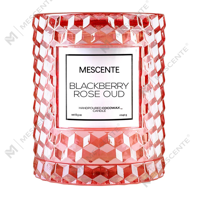 M&Scent Custom Weihnachtsdekoration Blackberry Rose Oud Icon Kerze