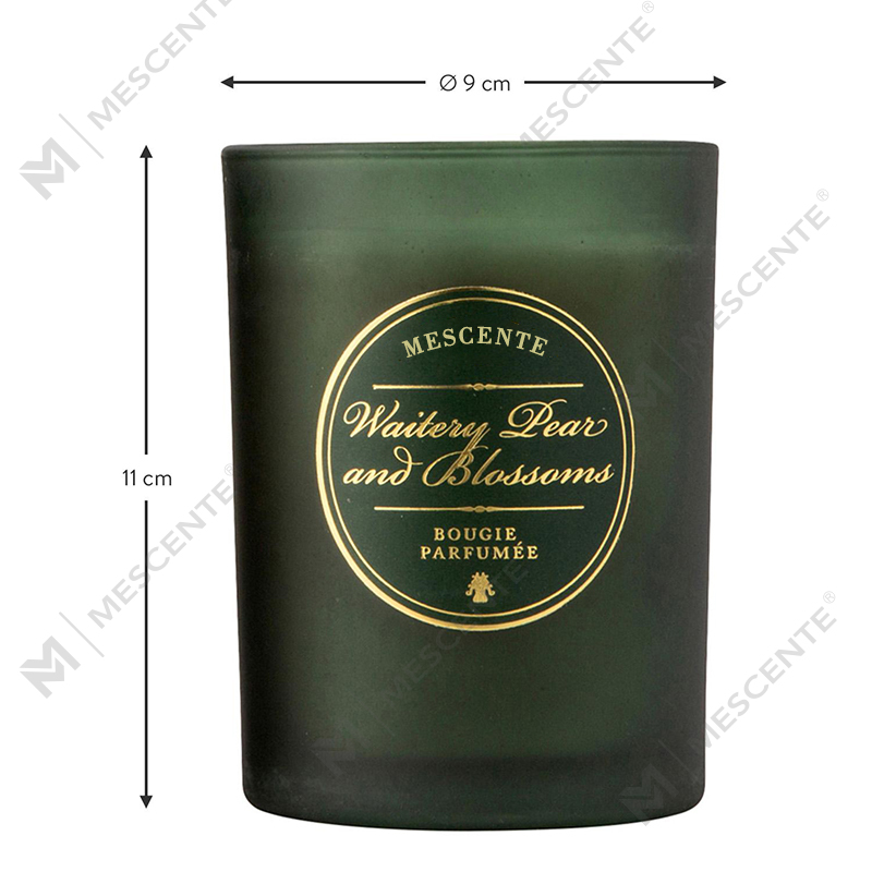 M&Scent Luxus-Weihnachts-Duftkerzen mit personalisiertem Logo in Weiß
