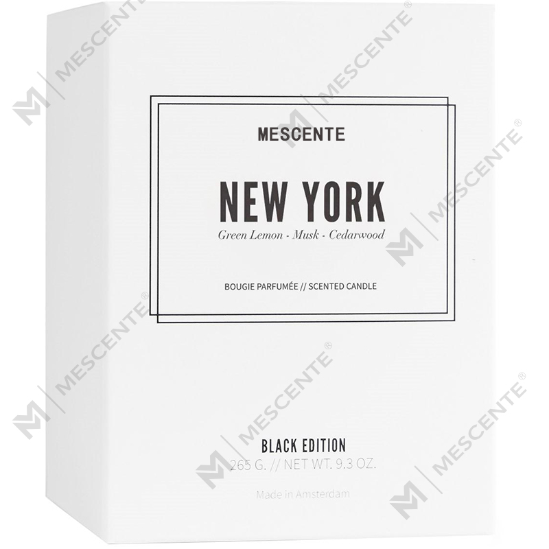 M&Scent Großhandel Luxus-Privatmarken-Duftkerzen in Schwarz mit personalisiertem Logo