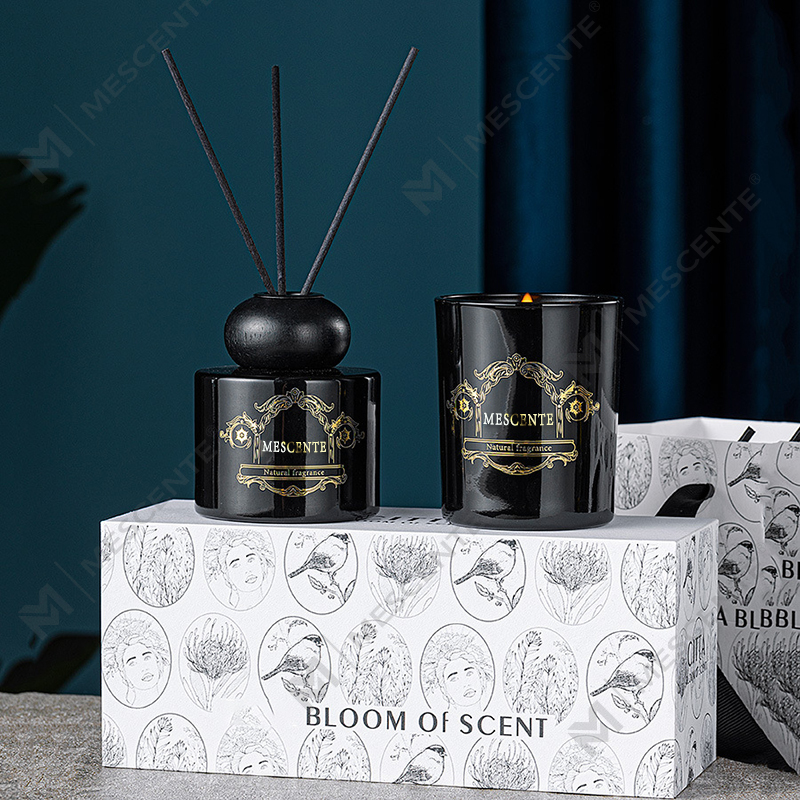 M&Scent Luxus-Eigenmarken-Kerzenaroma-Duftkerzen-Schilfdiffusor mit Boxverpackung