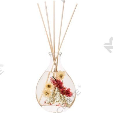 M&Scent Großhandel mit luxuriösen Private-Label-Glasflaschen-Rattanstäbchen-Diffusor-Sets mit Stopfen