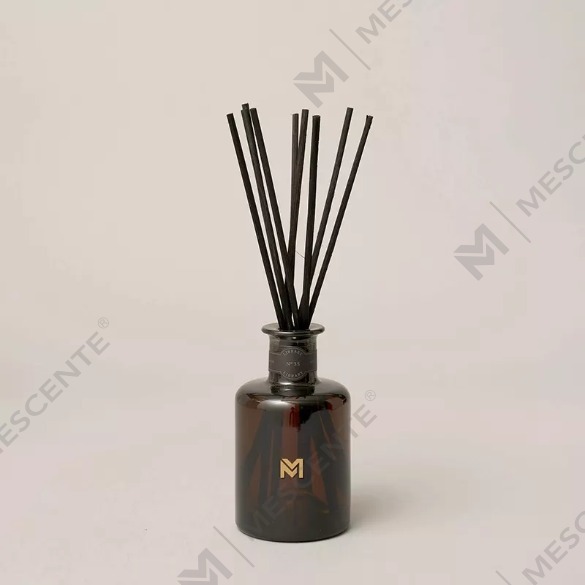 M&Scent Großhandel luxuriöser 500-ml-Diffusor in schwarzer Flasche, Duftstäbchen-Diffusor mit Geschenkbox