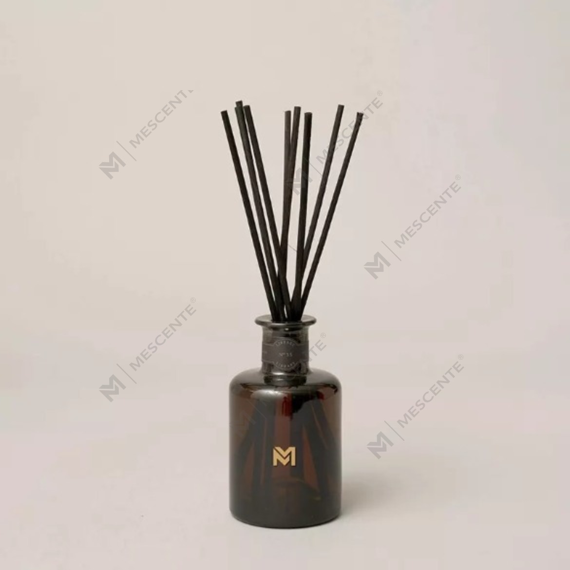 M&Scent Großhandel luxuriöser 500-ml-Diffusor in schwarzer Flasche, Duftstäbchen-Diffusor mit Geschenkbox