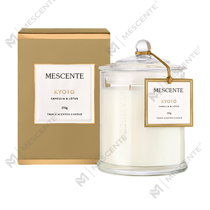 M&Scent Wholesale Luxus-Sojakerzen im kundenspezifischen Private Label-Weihnachtsglas mit gewölbtem Duft und Deckel